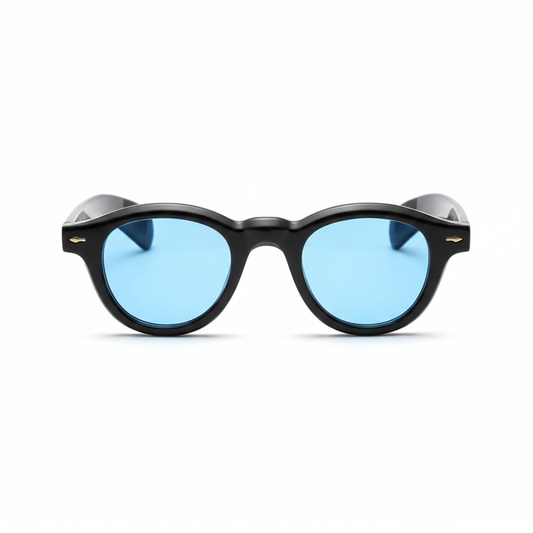 Retro Oval Leopard Sunglasses