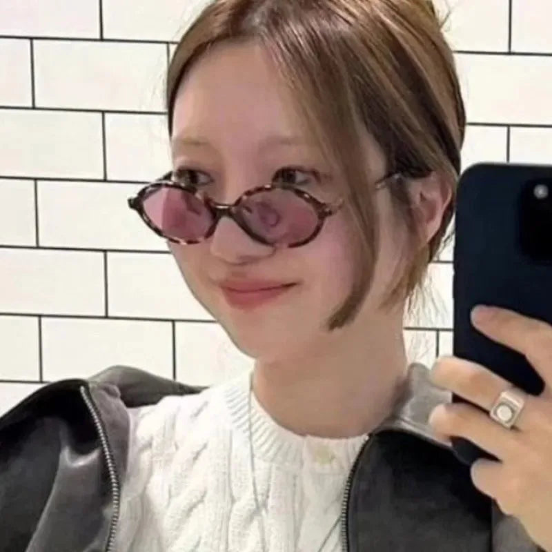 Leopard Fashion Oval Sunglasses