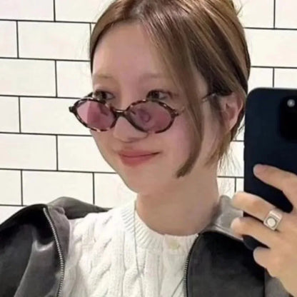 Leopard Fashion Oval Sunglasses