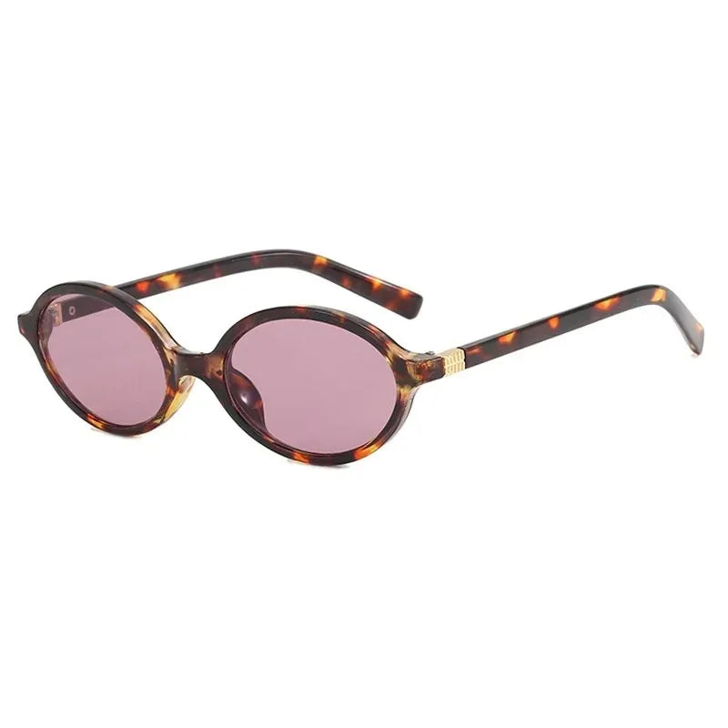 Leopard Fashion Oval Sunglasses